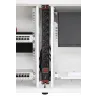 Armadio rack 19'' Ghost  con porta grigliata Bianco 