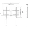 Staffa a Muro Fissa TV LED LCD 37-80''