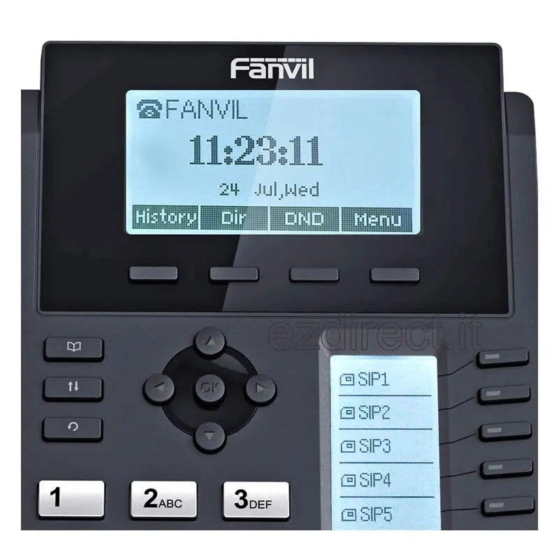 Fanvil X5 telefono VoIP con 40 tasti LCD
