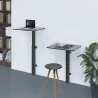 Postazione di Lavoro a Parete ad Altezza Regolabile