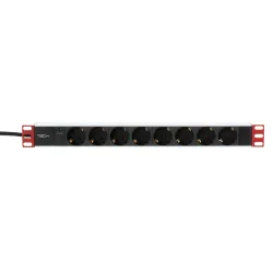 Multipresa per Rack 19'' 8 Uscite Spina Schuko