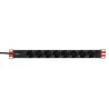 Multipresa per Rack 19'' 8 Uscite Spina Schuko
