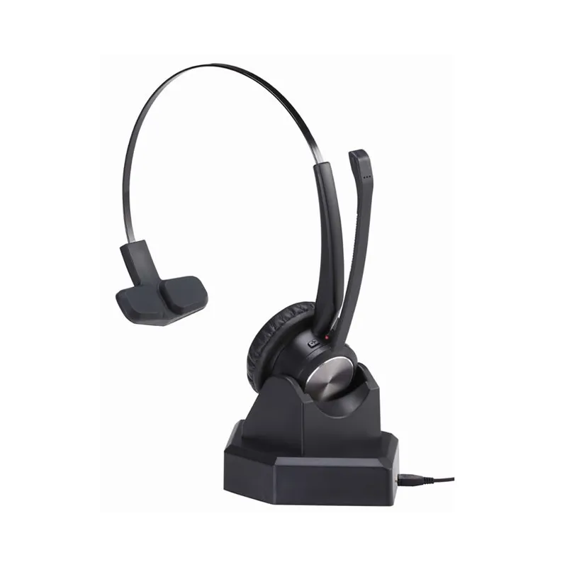 Cuffia bluetooth professionale ad archetto con base ricarica
