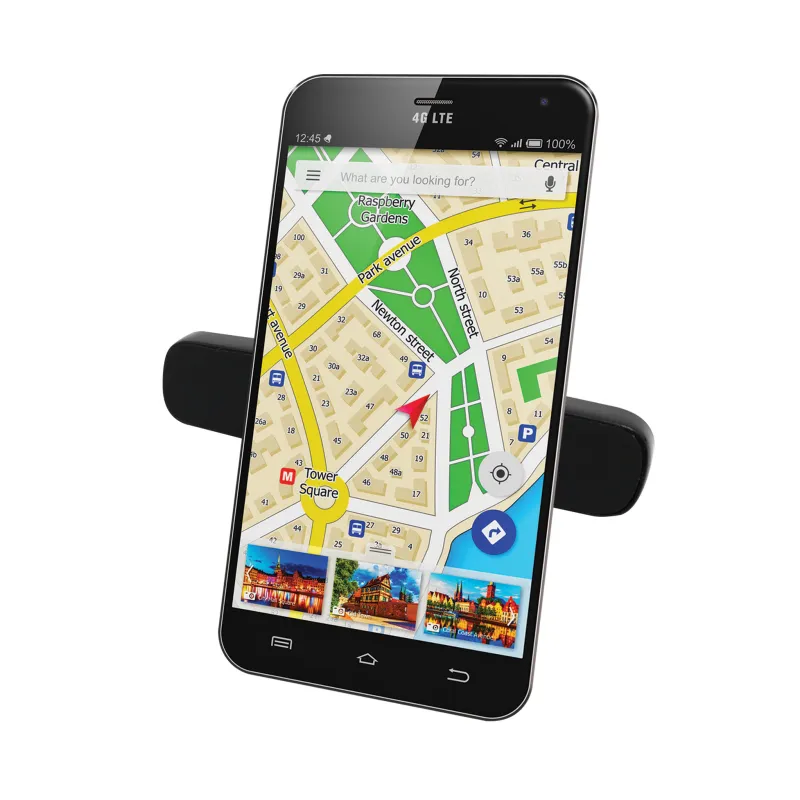 Supporto magnetico da auto per Smartphone con doppia clip