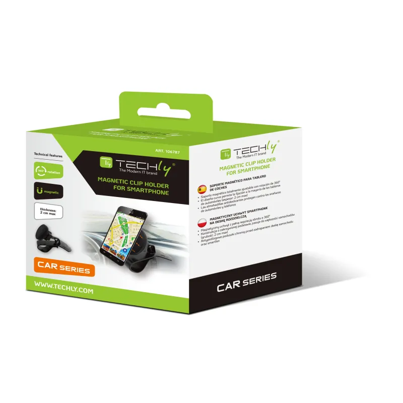 Supporto magnetico a clip per Smartphone  