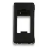 Adattatore Frutti RJ45 per Gewiss System/serie20 Nero