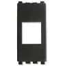 Adattatore Frutti RJ45 per Vimar Eikon Nero
