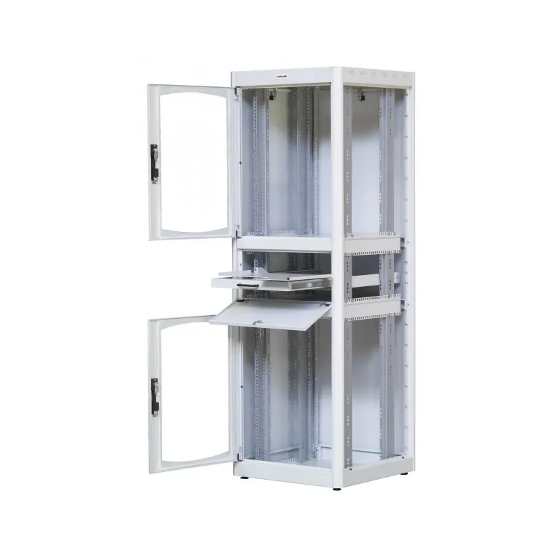 Armadio Rack 19'' 600x800 38U con Ripiano Tastiera Grigio