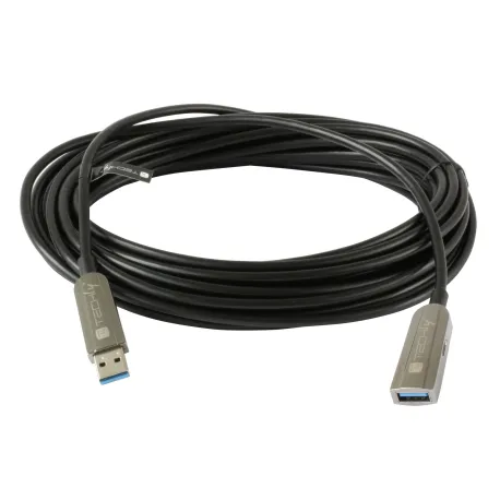 Cavo USB 3.0 SuperSpeed AOC in Fibra Ottica USB A M/F 10m Nero