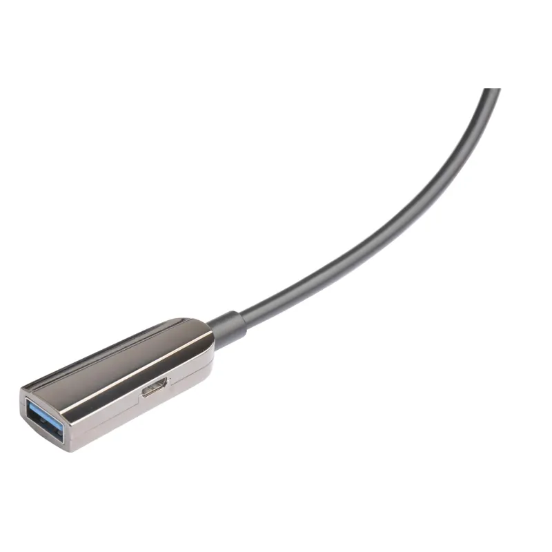 Cavo USB 3.0 SuperSpeed AOC in Fibra Ottica USB A M/F 10m Nero