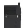 Staffe a Parete per Fissaggio Armadio Serie EE Nero