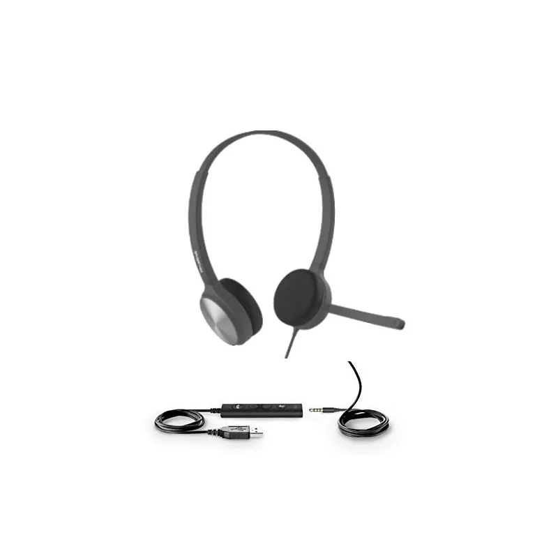 Yealink UH36 Dual cuffia stereo USB + Jack 3,5 mm