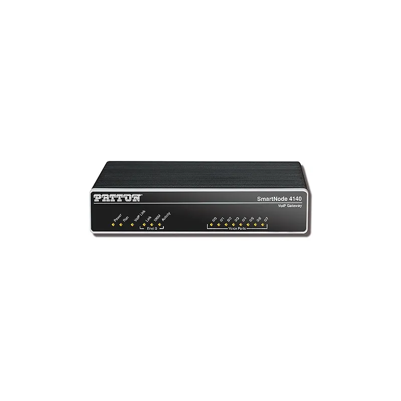 Patton SmartNode VoIP Gateway, 4FXS, 4 VoIP Calls, 4 SIP-SIP Calls upg. Transcoding (max. 4calls), 2x Gig Ethernet