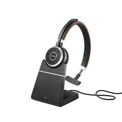 Jabra Evolve 65 UC Mono con Sede di ricarica e Nano Dongle 370 USB