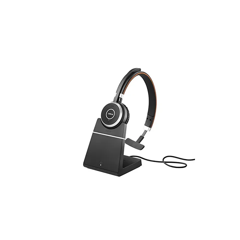 Jabra Evolve 65 UC Mono con Sede di ricarica e Nano Dongle 370 USB