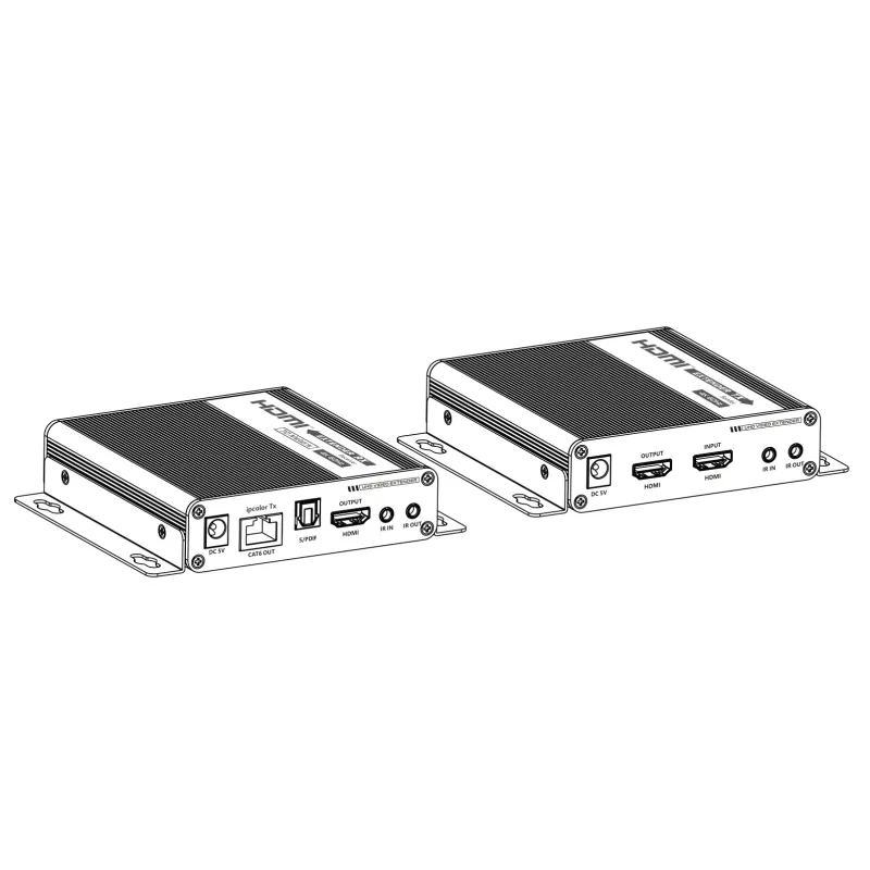 Amplificatore Extender HDMI 4K fino a 70m su Cavo Cat.6/6A/7