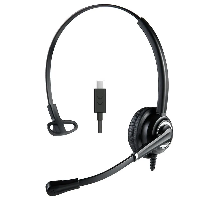 Cuffia mono USB-C con mcirofono ultra noise cancelling NC Ezlight Top