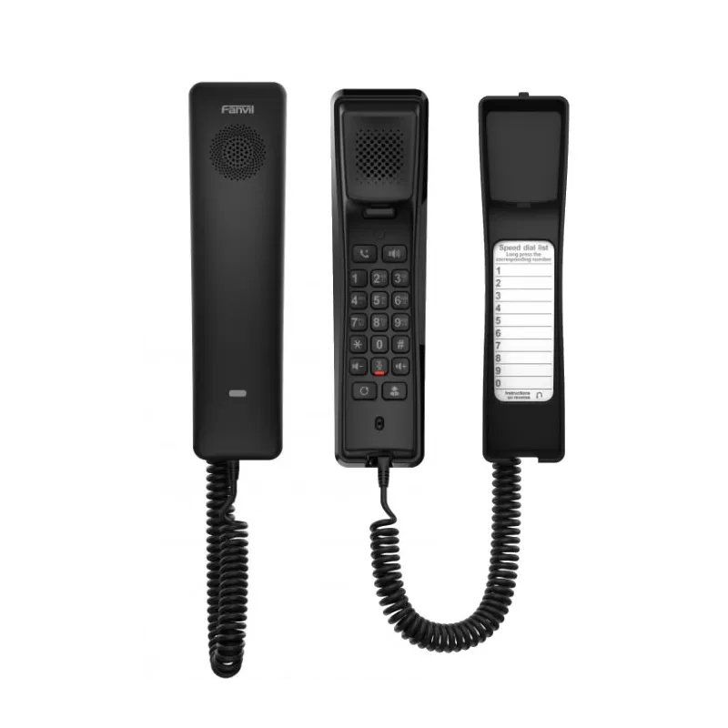 Fanvil H2U telefono IP hotel nero