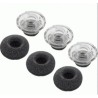 Plantronics eartips  gel e spugna per voyager legend - large