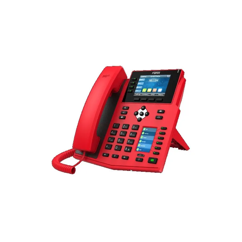 Fanvil X5U rosso telefono IP bluetooth 30 tasti colore rosso