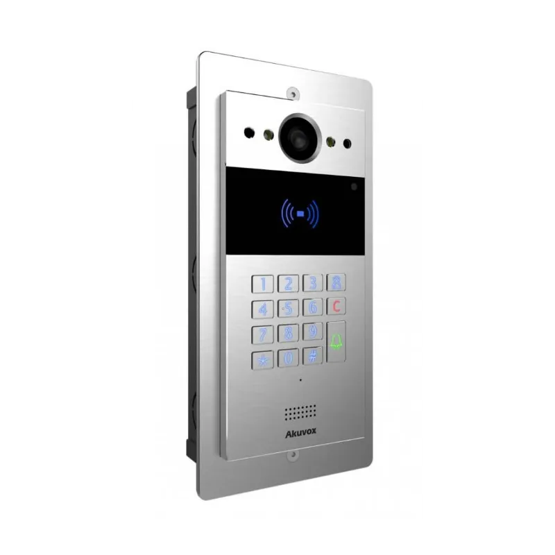 Akuvox R20K da incasso Videocitofono con tastiera IP65 ONVIF RFID IR