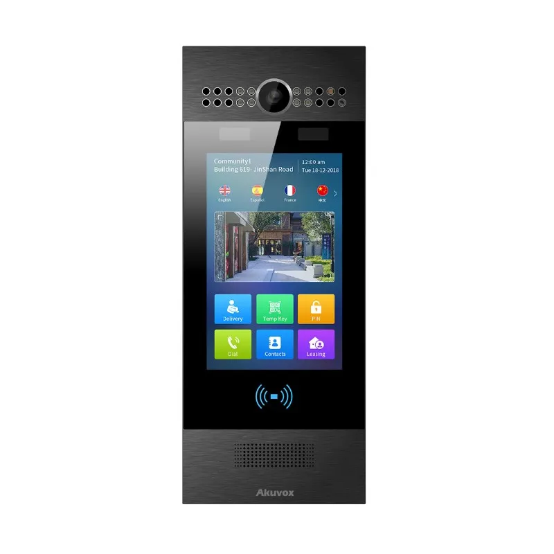 Akuvox R29C-B videocitofono con misurazione temperatura e riconoscimento facciale