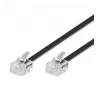 Patch cord fonia RJ11-RJ11 2 mt 6P4C