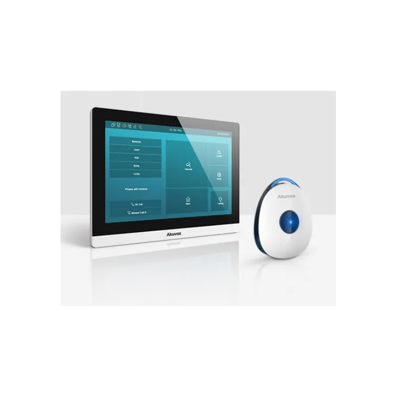 Akuvox C317A monitor con tasto chiamata SOS wireless