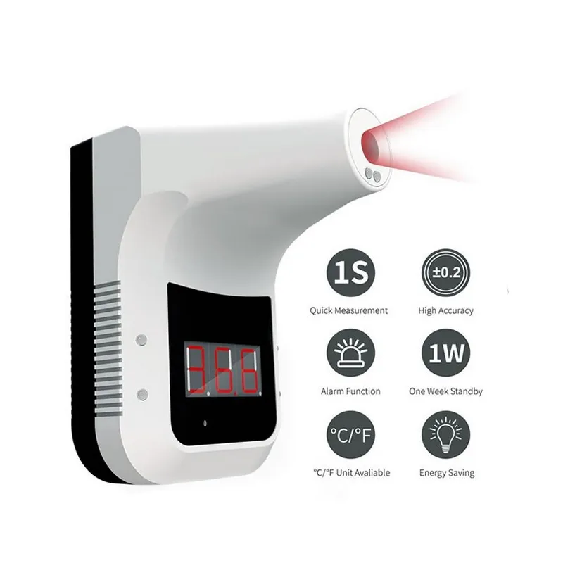 Termoscanner da parete a batteria ricarica USB - certificato