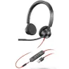 Plantronics blackwire 3325 USB-A + jack 3,5 mm cuffia stereo 