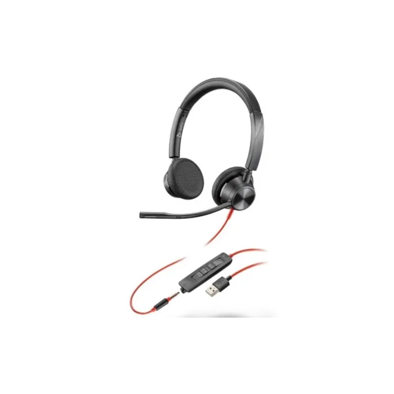 Plantronics blackwire 3325-M USB-A + jack 3,5 mm Microsoft