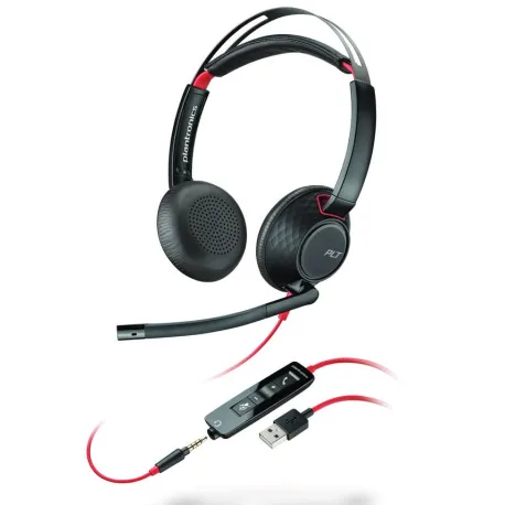 Poly Plantronics Blackwire 5220 cuffia USB Jack 3,5 mm