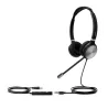 Yealink UH36 Dual cuffia stereo USB + Jack 3,5 mm