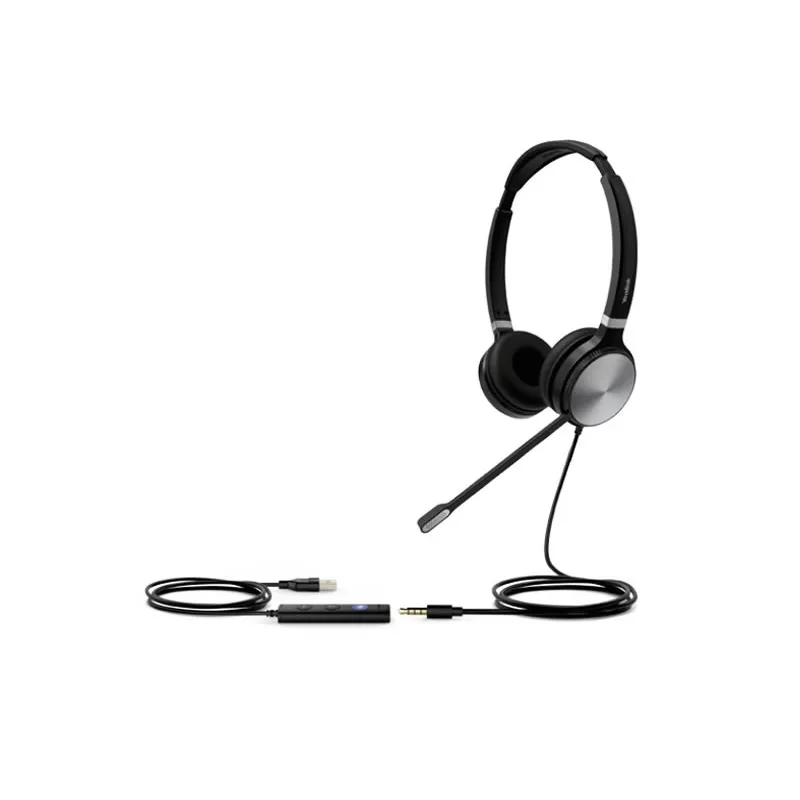 Yealink UH36 Dual cuffia stereo USB + Jack 3,5 mm