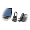 Poly Savi 7320-M cuffia senza fili stereo per telefono e PC MS