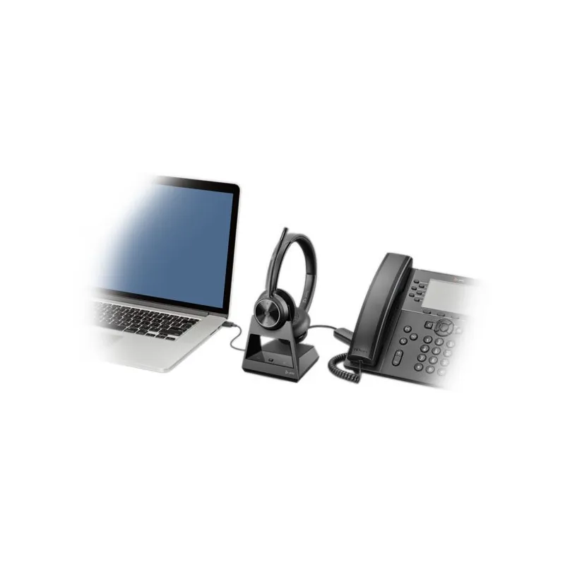 Poly Savi 7320-M cuffia senza fili stereo per telefono e PC MS