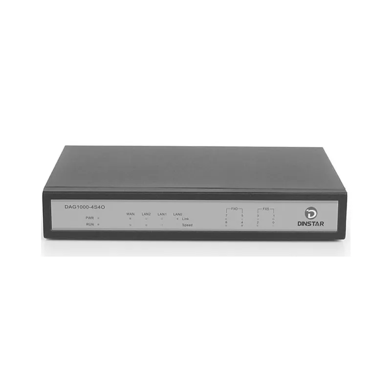 Gateway VoIP 4 fxs + 4 fxo Dinstar DAG1000 4S4O