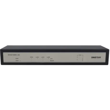 Gateway VoIP 4 fxo Dinstar DAG1000-4O 1 Wan 3 LAN