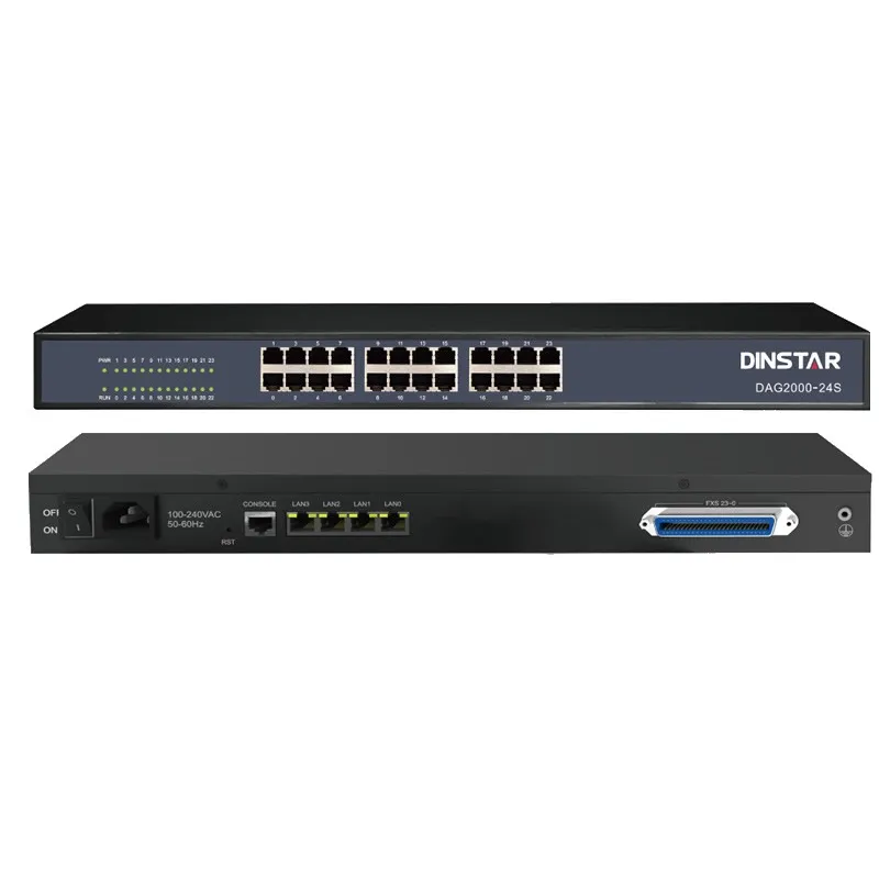 Gateway VoIP 24 fxs Dinstar DAG2000-24S