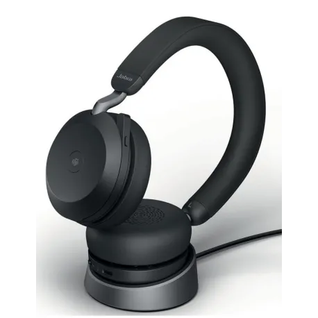 Jabra Evolve2 75 USB-A MS Teams black con base