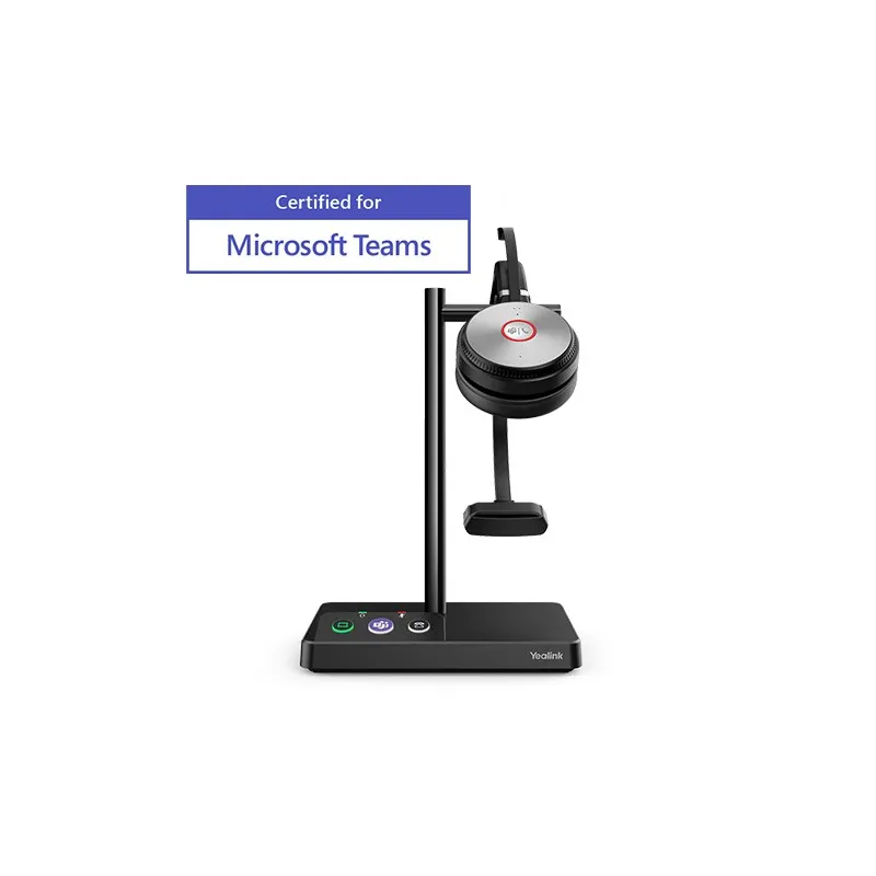 Yealink WH62 Mono Teams cuffia cordless 2 USB