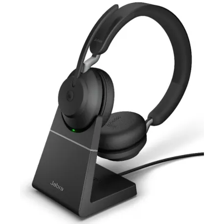 Jabra Evolve2 65  USB-A MS Teams Stereo con base