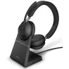 Jabra Evolve2 65  USB-A MS Teams Stereo con base
