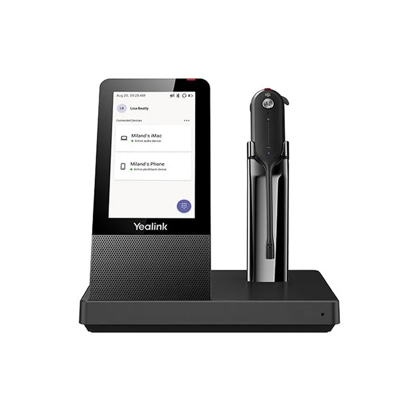 Yealink WH67 cuffia convertibile multiuso touchscreen