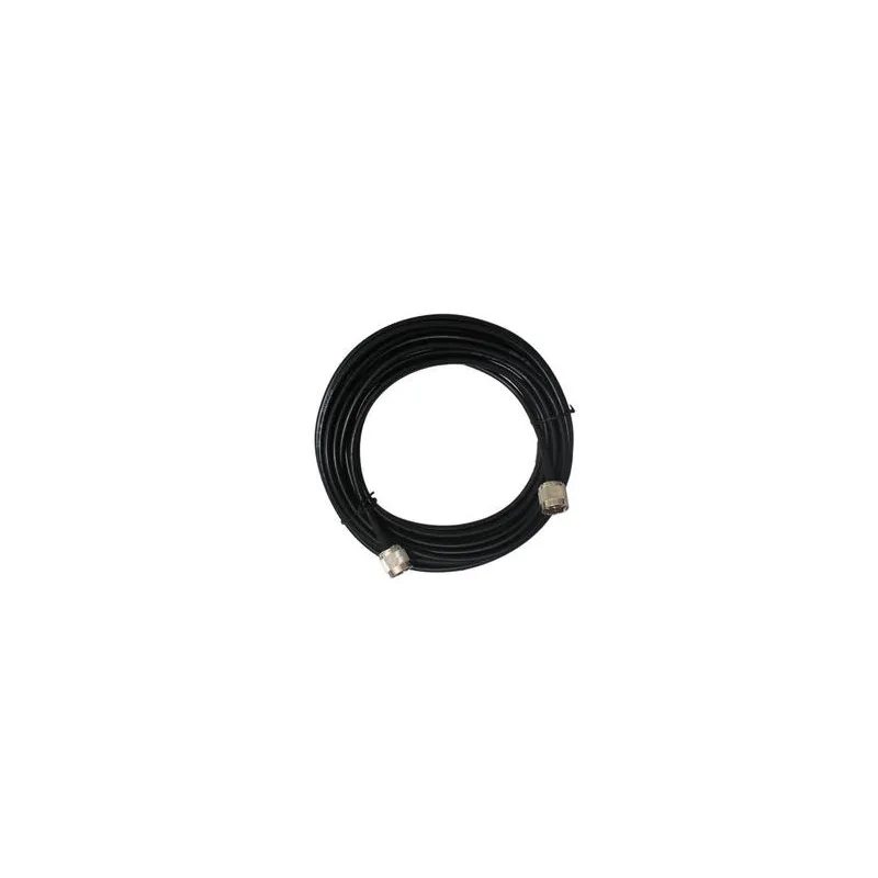 Cavo da 15 metri nero, 5 mm 50 Ohm Hiboost 15m 5d-fb