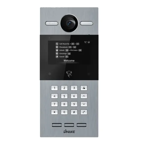 Dnake S215/F Videocitofono IP da incasso con display tastiera 3 relè