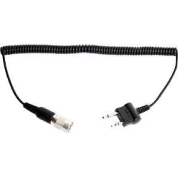 Sena SR10 2-way Radio Cable with Straight Type for Midland and Icom Twin-pin Connector