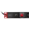 Multipresa 8 Posti C13 da Rack 19'' con Interruttore e Protezione Termica Spina C14 1U