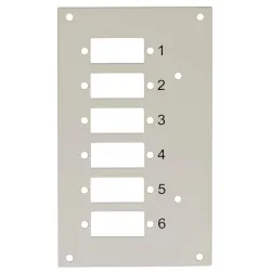 Pannello Frontale 6 Connessioni SC-Duplex per Box Ottico
