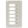 Pannello Frontale 6 Connessioni SC-Duplex per Box Ottico